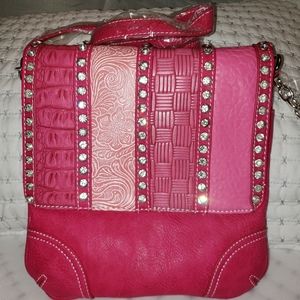Hot Pink Shoulder Purse